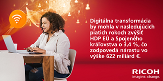 Európske spoločnosti by mohli digitálnou transformáciou dosiahnuť rast vo výške 622 miliárd eur